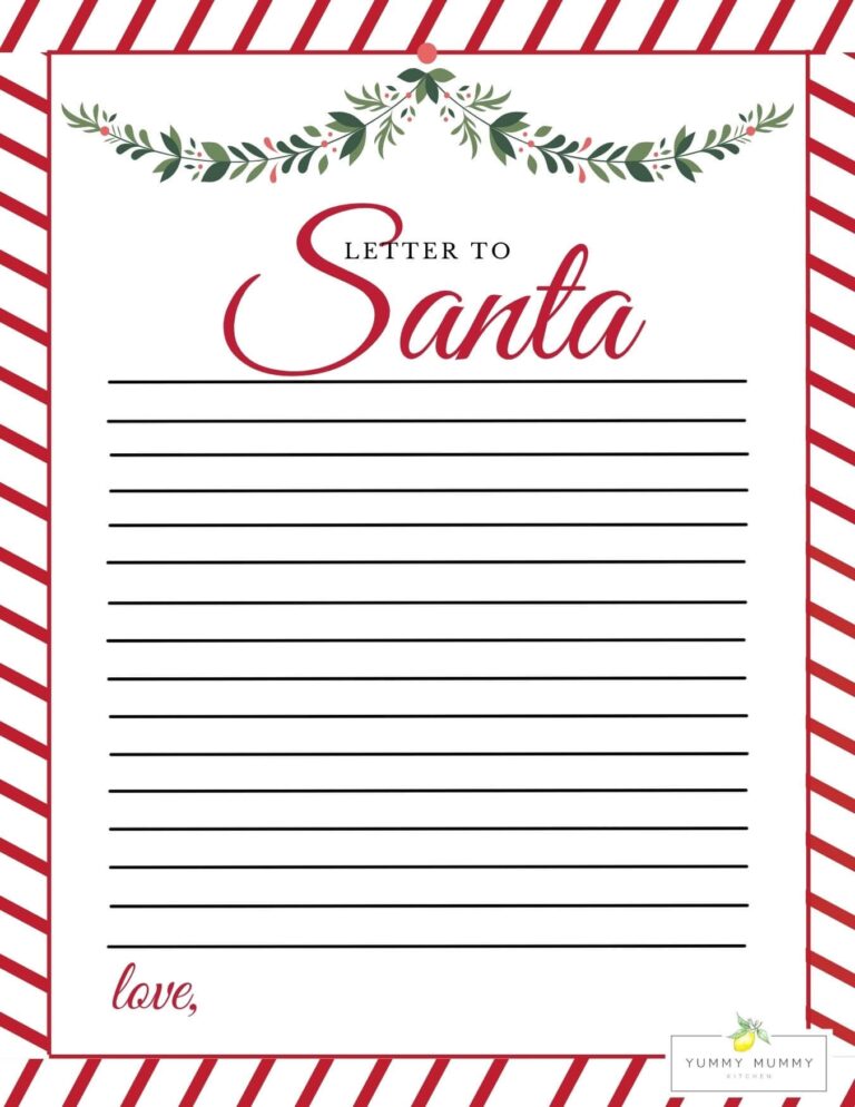 Letter To Santa Template Free Printable Dear Santa Letters Worksheets Library