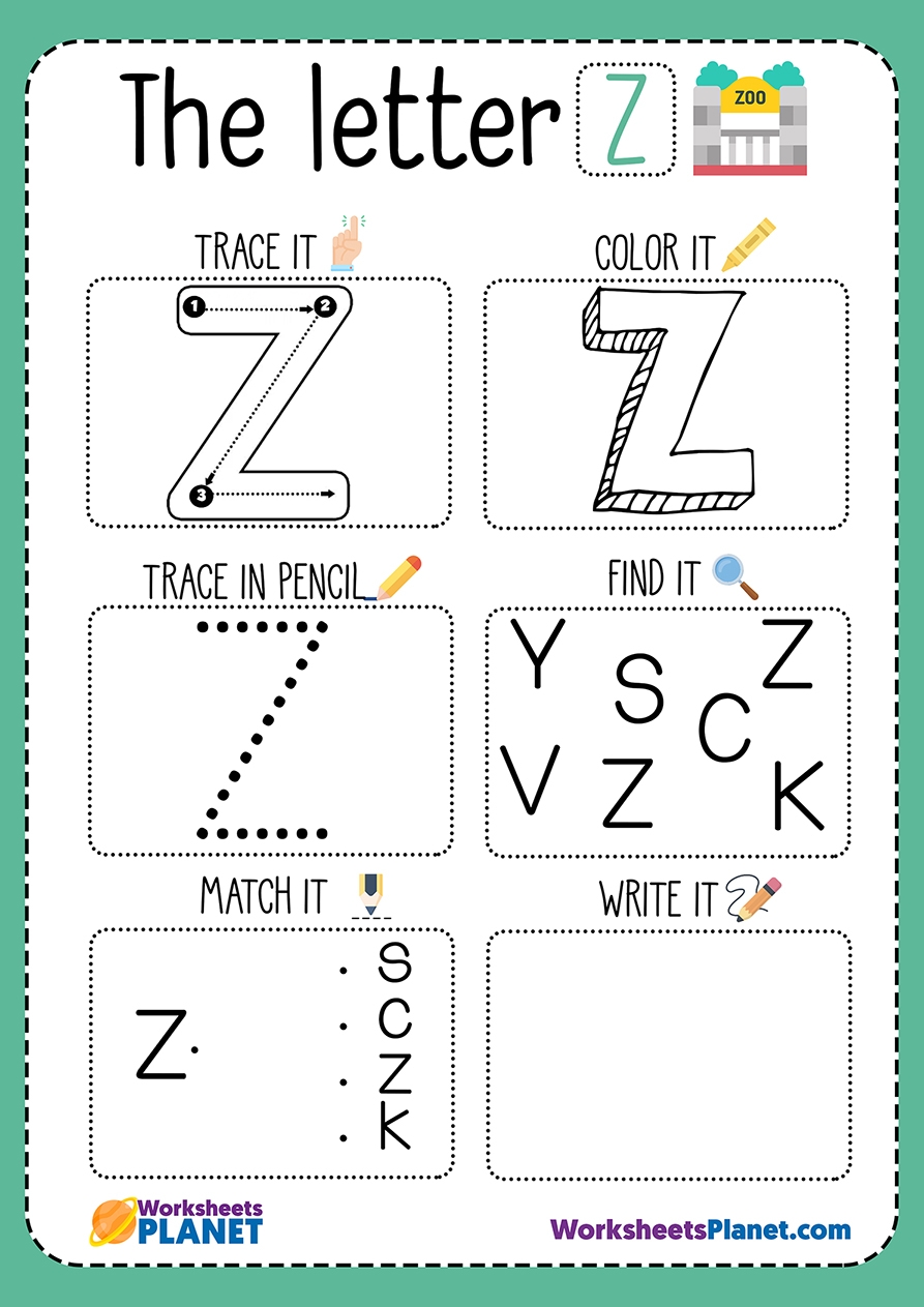 Letter Z Worksheet Worksheets Library Letter Z Worksheet Worksheets Library