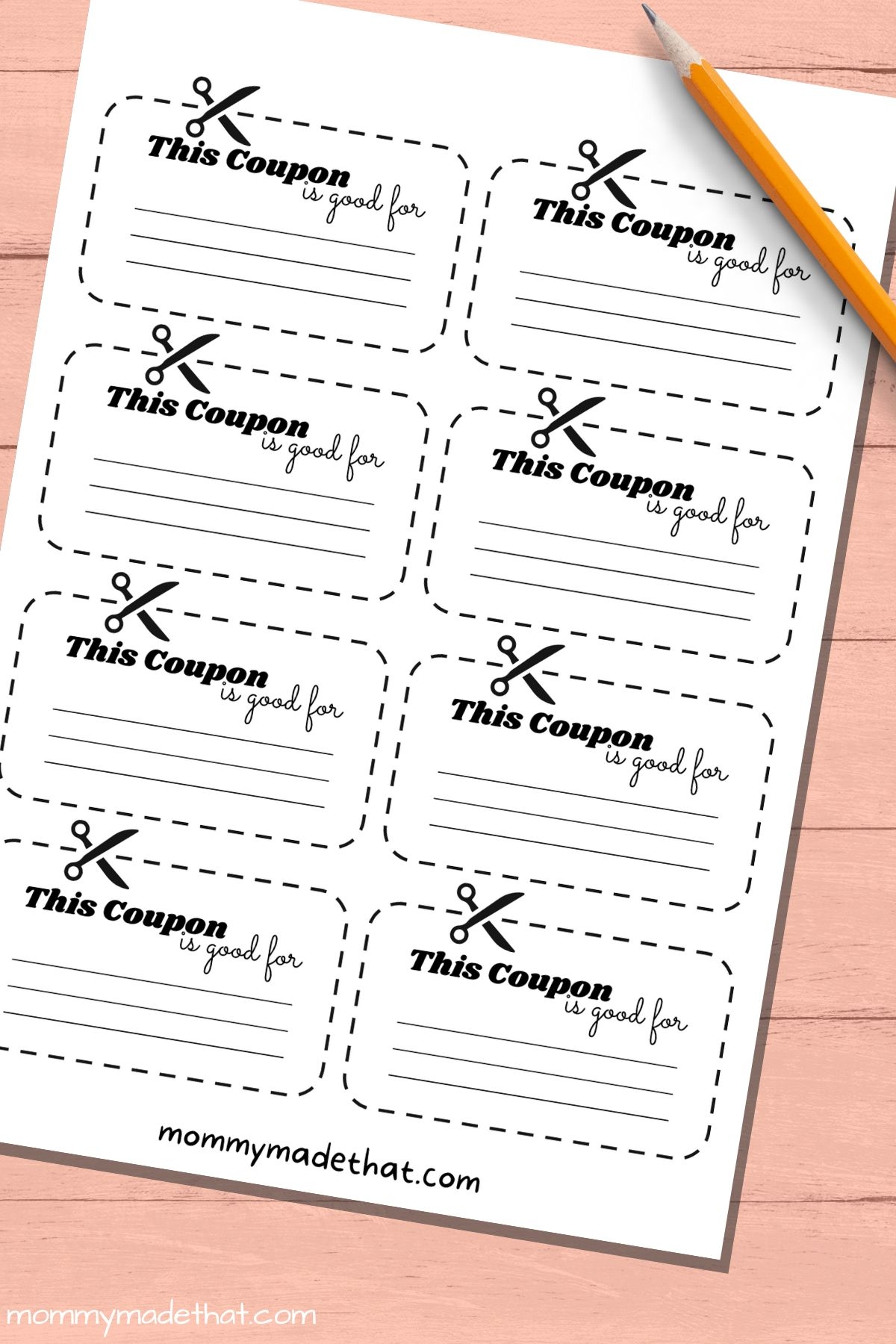 Blank Coupons Printable Free