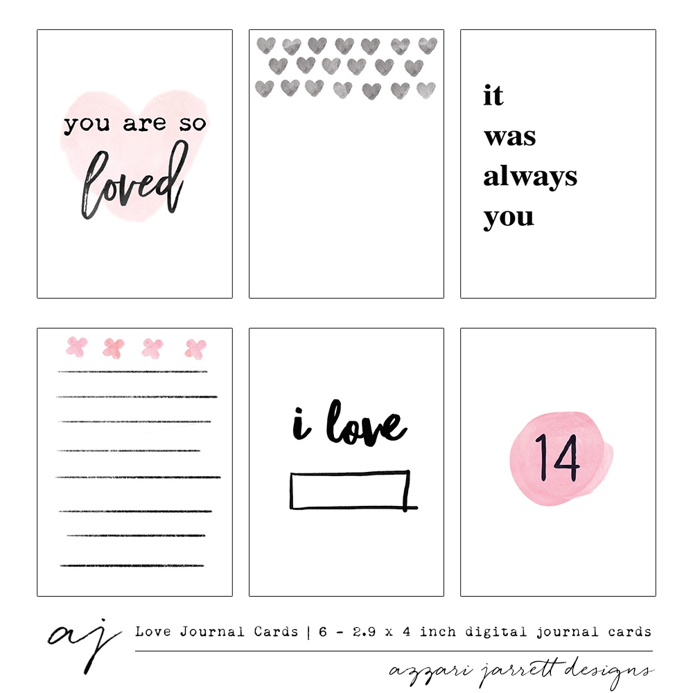 Free Blank Printable Journal Card