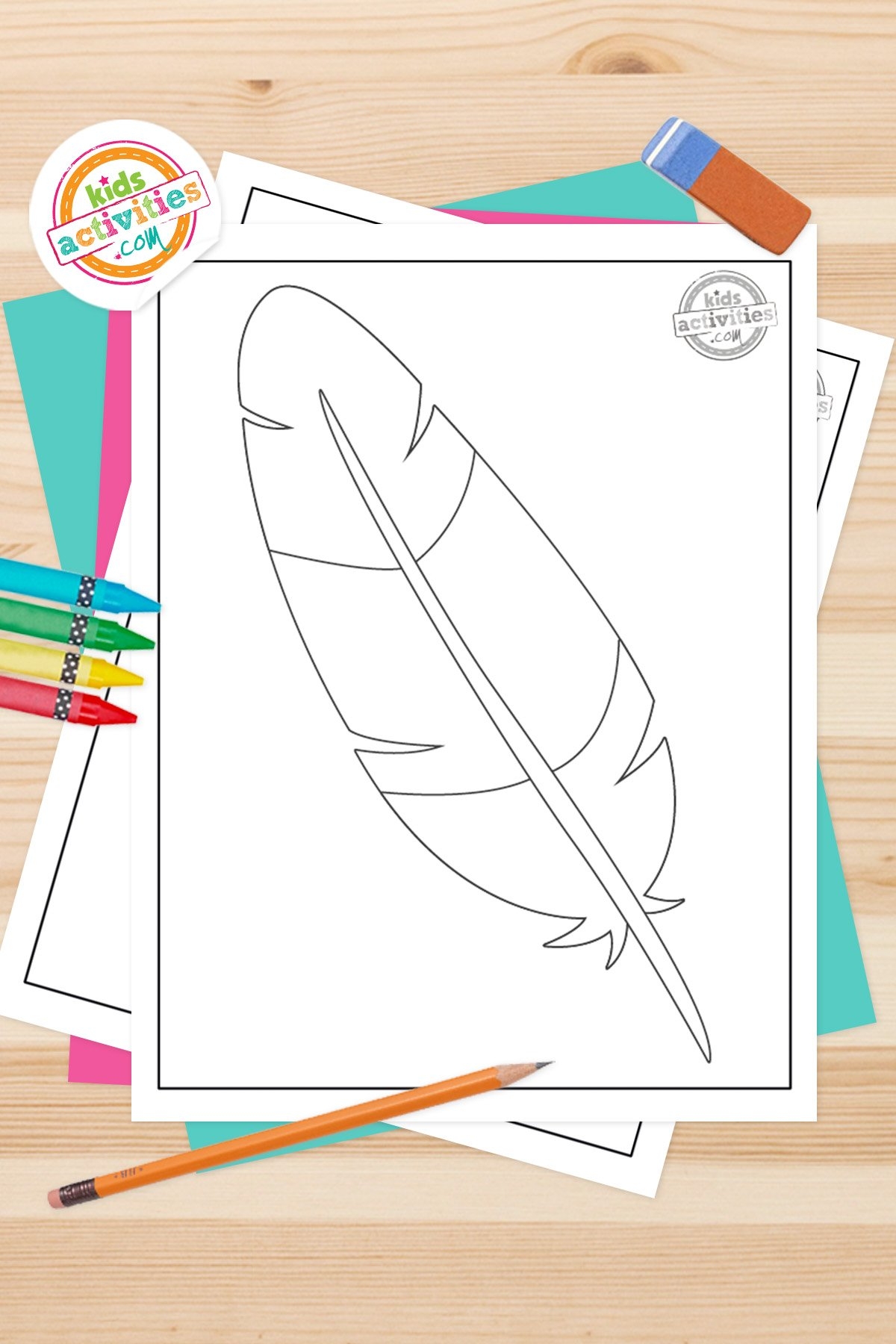 Blank Turkey Feathers Printable Free
