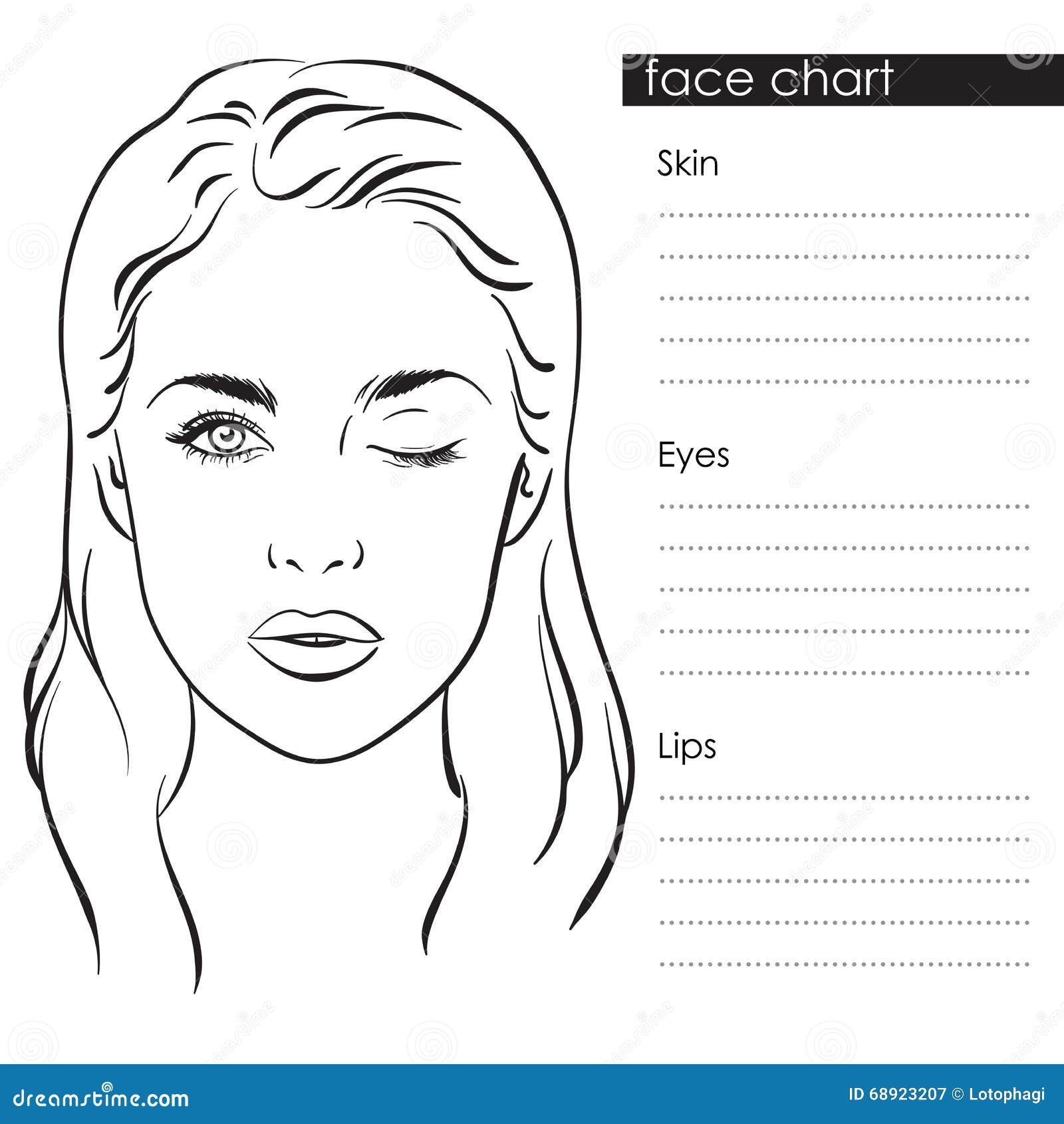 Free Printable Blank Face