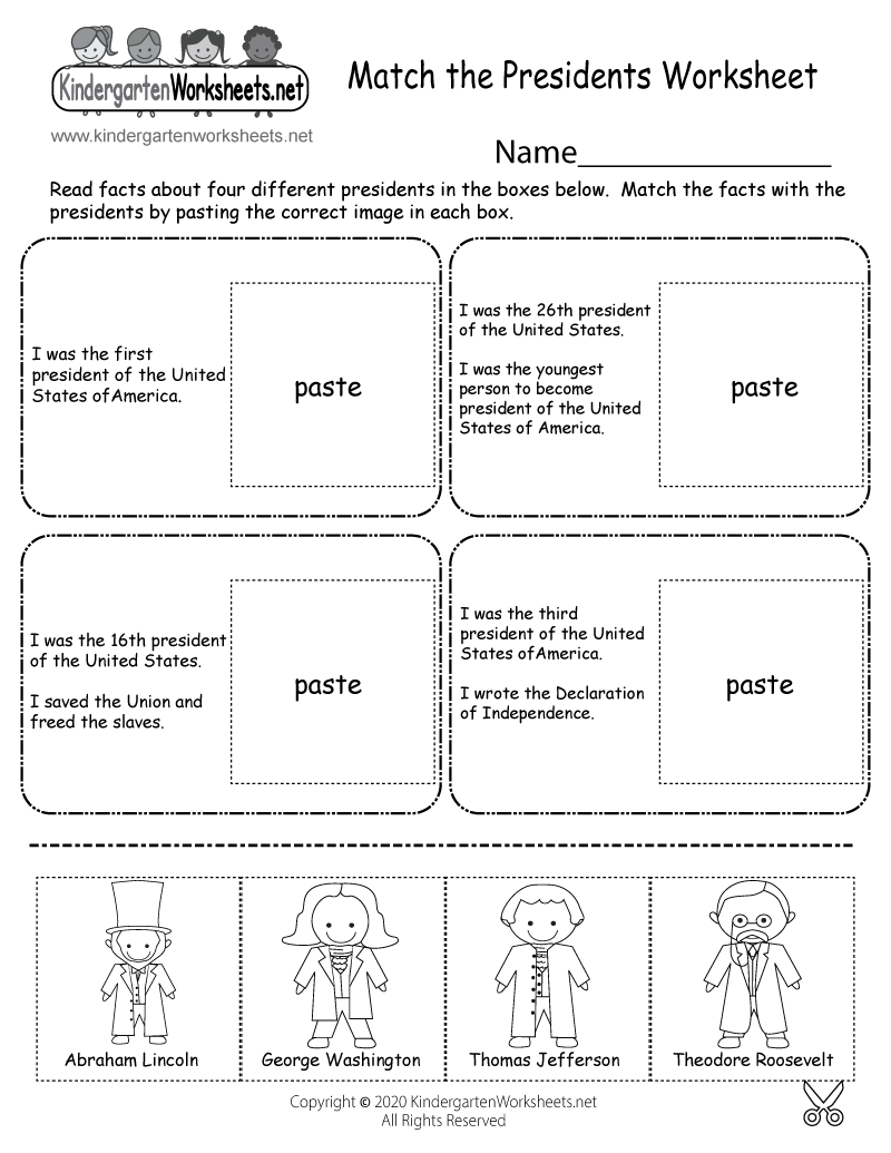 Match The Presidents Worksheet Free Printable Digital U0026 PDF Match The Presidents Worksheet Free Printable Digital U0026 PDF