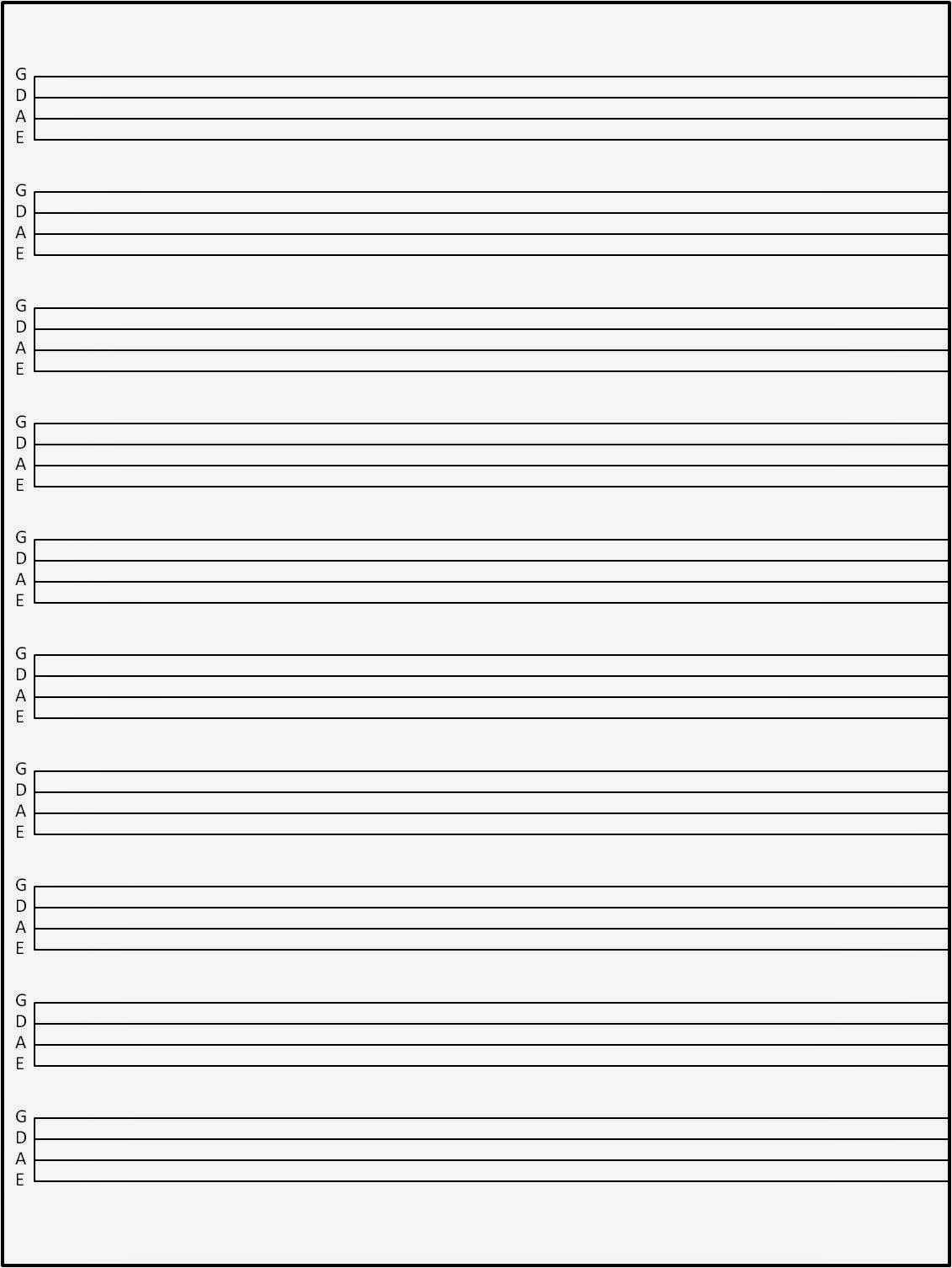 Blank Tab Sheets Free Printable