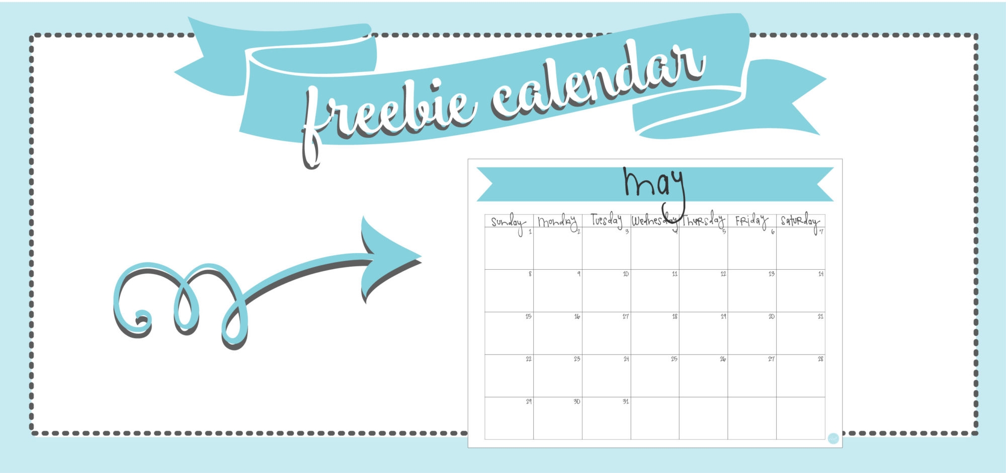 May 2016 Calendar Free Printable Live Craft Eat