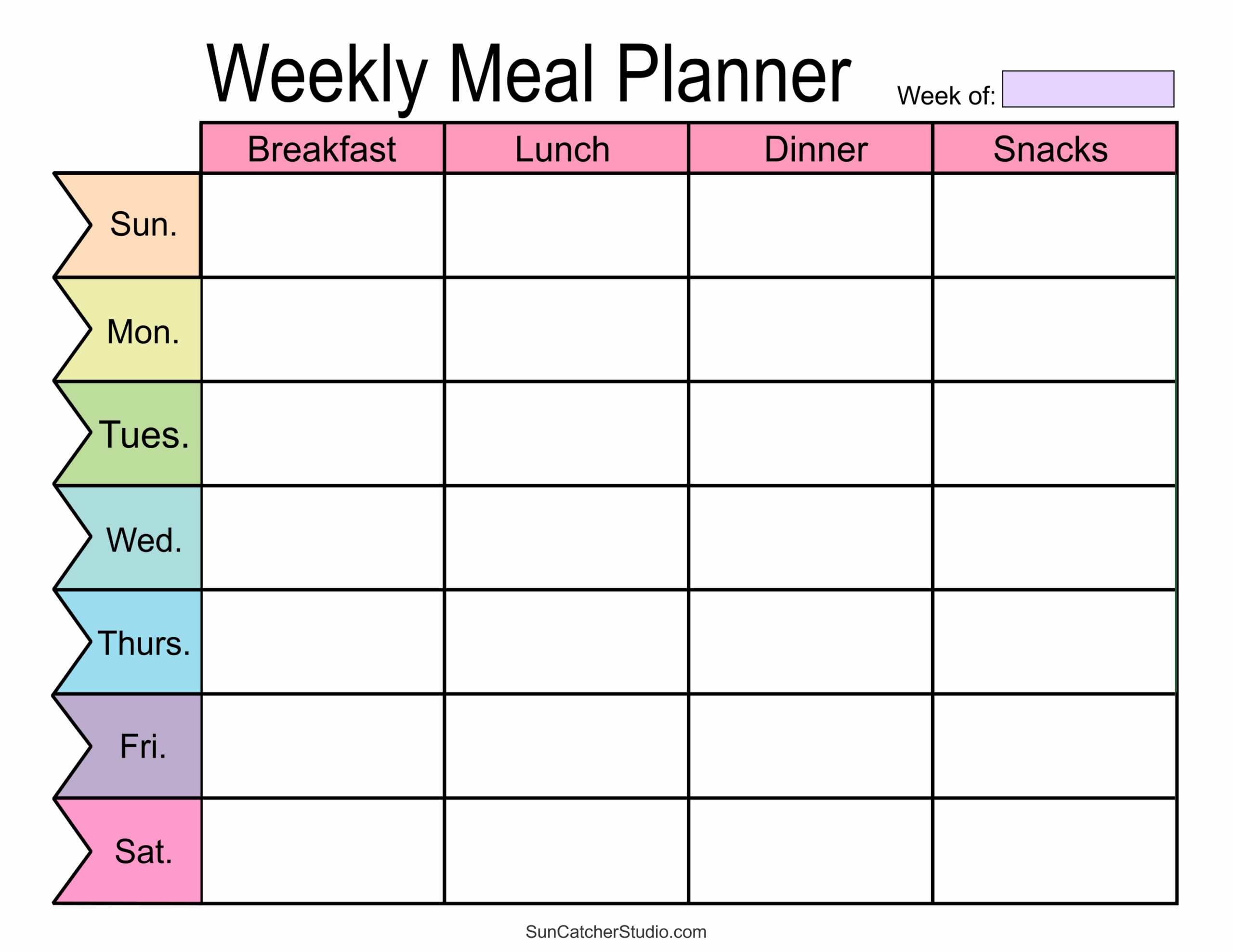 Meal Planners Printable Weekly Menu Templates PDF Free Printables Monograms Design Tools Patterns U0026 DIY Projects Meal Planners Printable Weekly Menu Templates PDF Free Printables Monograms Design Tools Patterns U0026 DIY Projects
