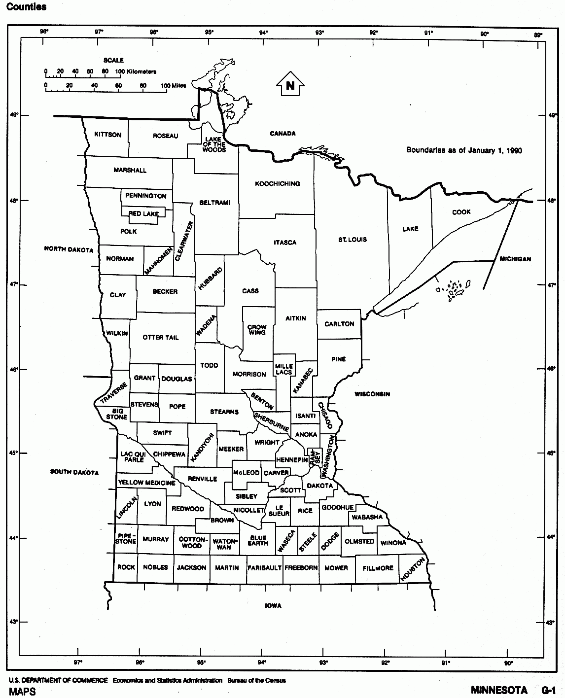 Minnesota Free Map Minnesota Free Map