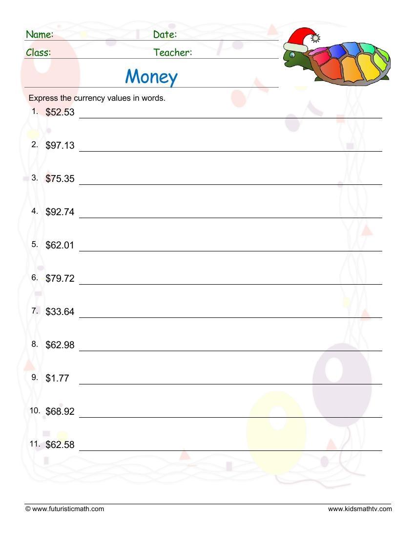 Money And Consumer Math Worksheets Pdf Math Champions