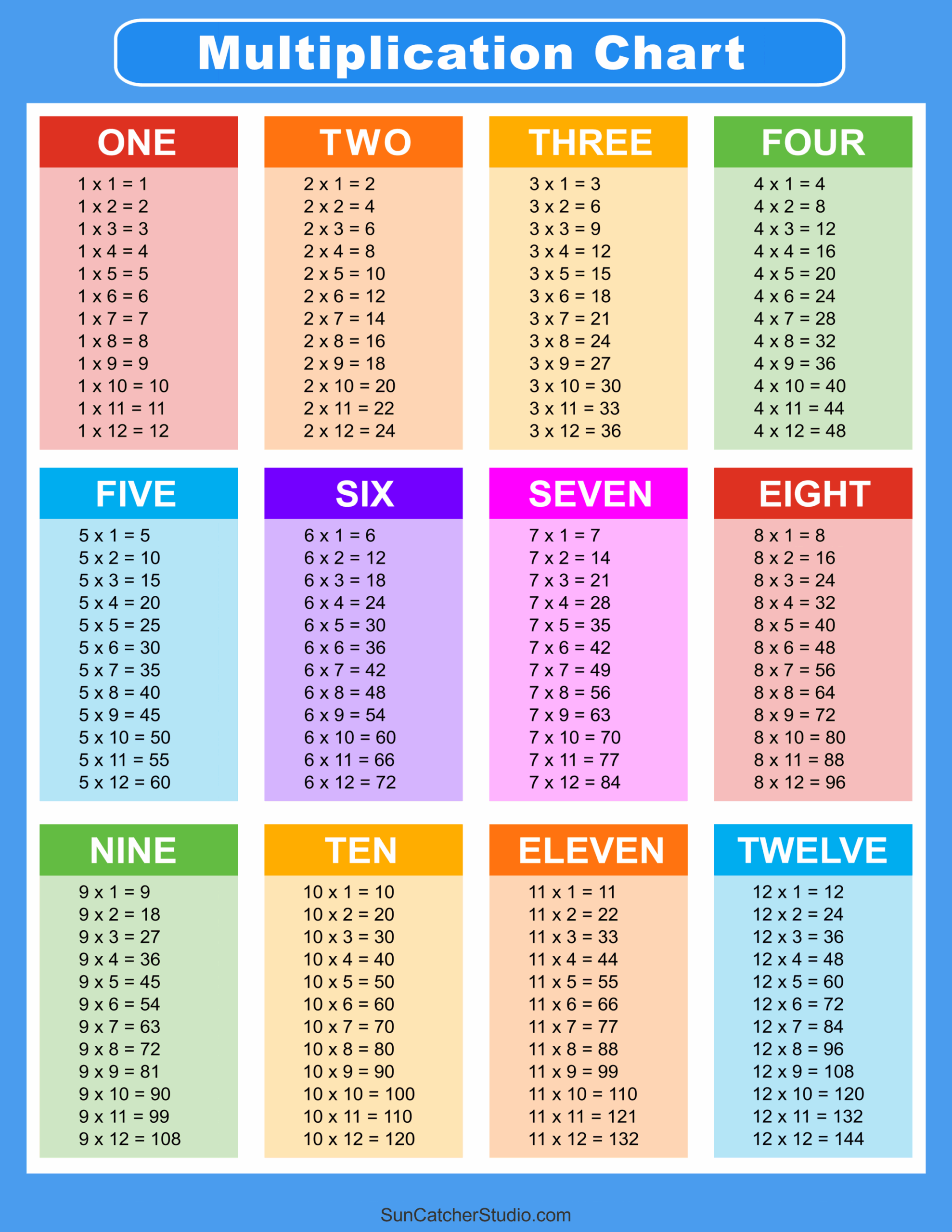 Free Printable Time Table Worksheets
