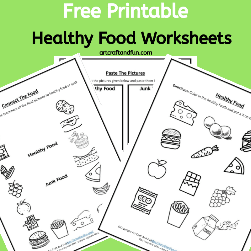 Free Printable Worksheets Healthy Habits