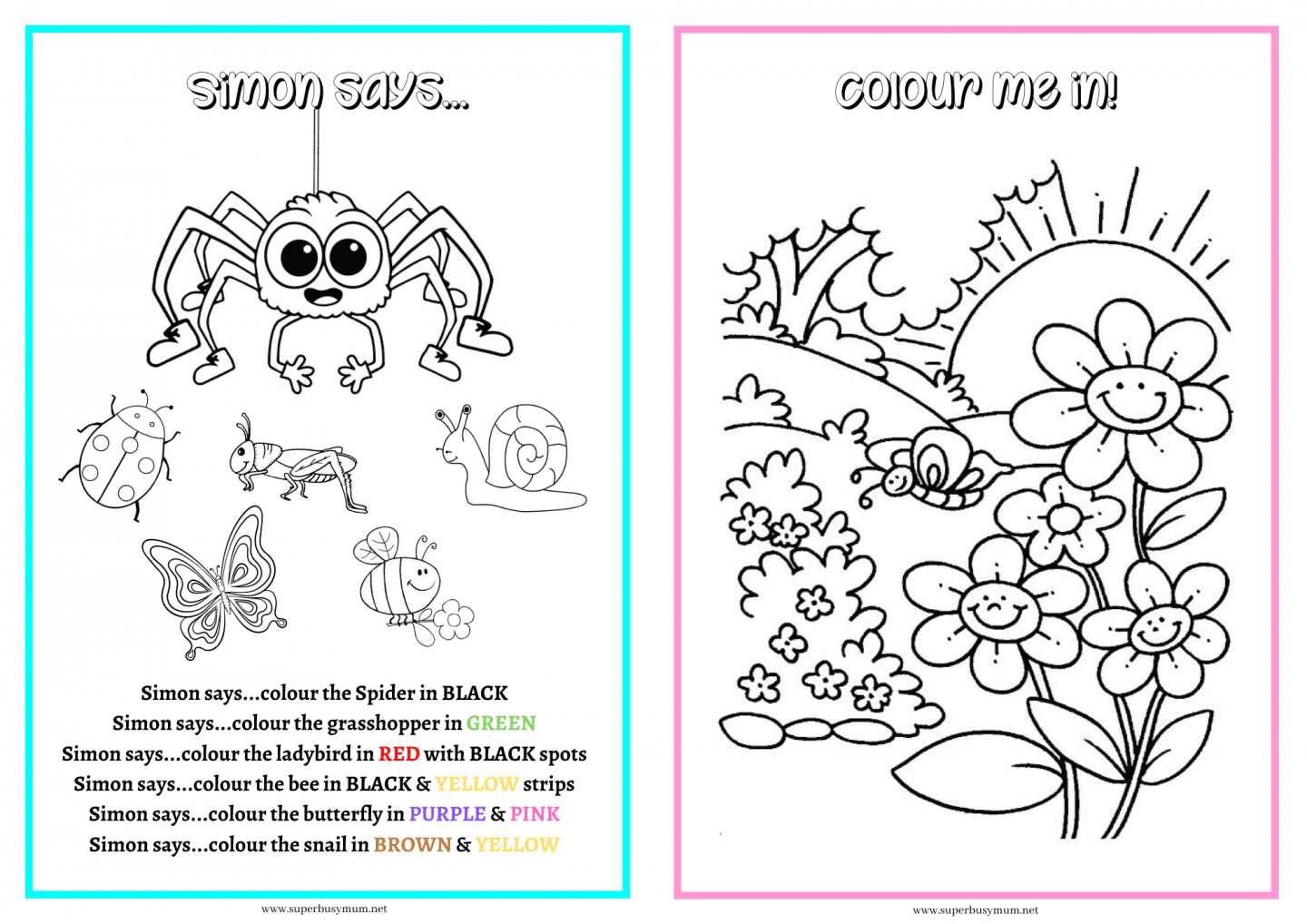 My Spring Activity Book Free Printable Super Busy Mum Northern Irish Blogger