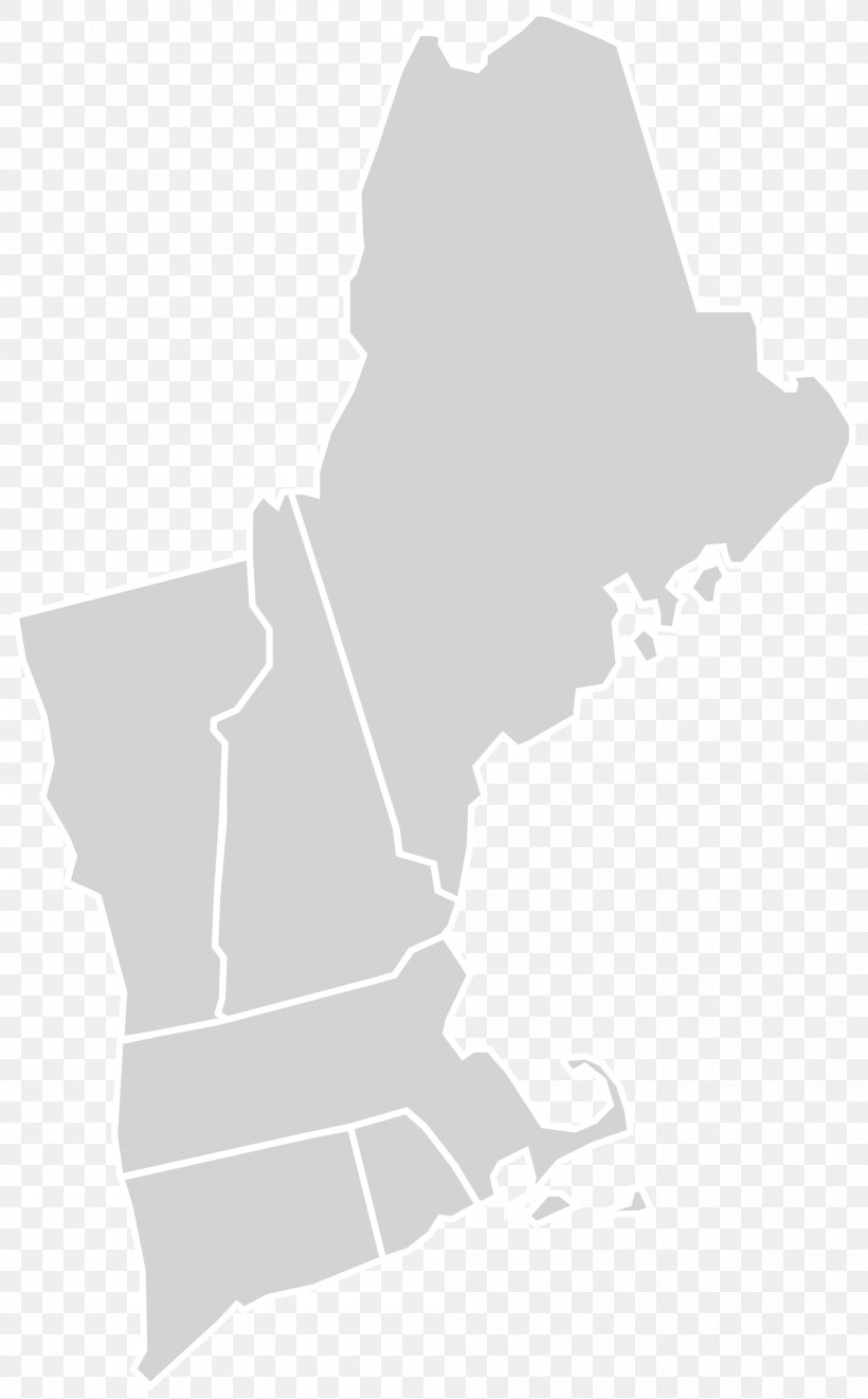 New England Blank Map Region PNG 2000x3224px New England Black 
