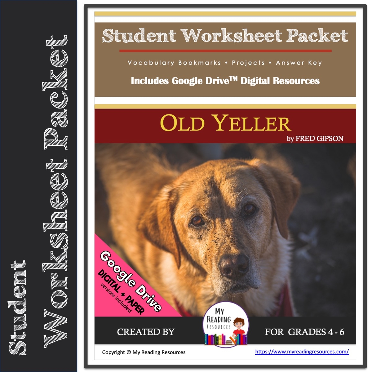 Old Yeller Student Worksheet Packet My Reading Resources