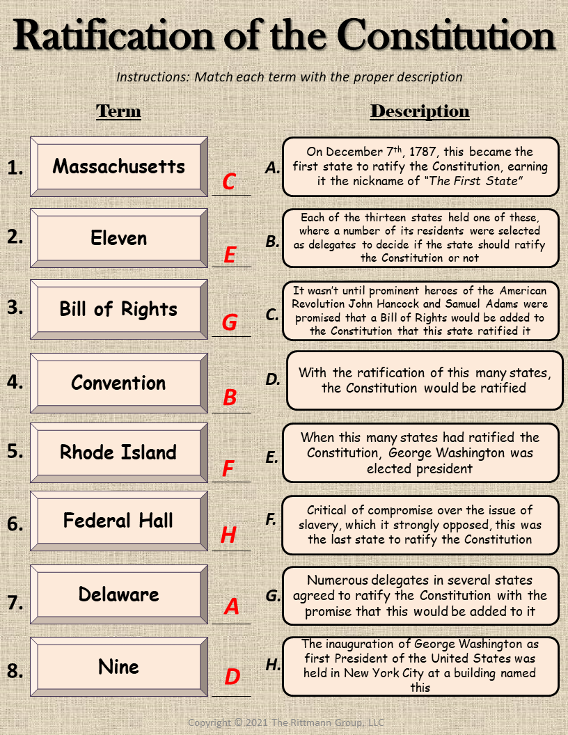 Outline Of Teaching The US Constitution Worksheet Outline Of Teaching The US Constitution Worksheet
