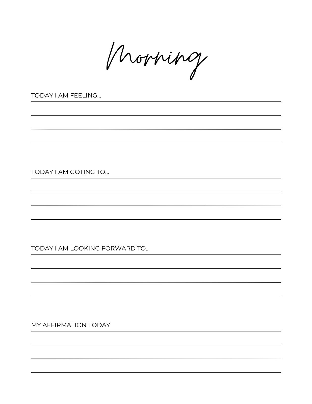 Page 4 Free Editable And Printable Journal Templates Canva