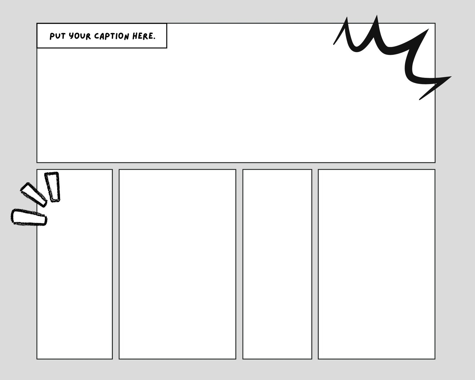Page 5 Free Printable Comic Strip Templates You Can Customize Canva