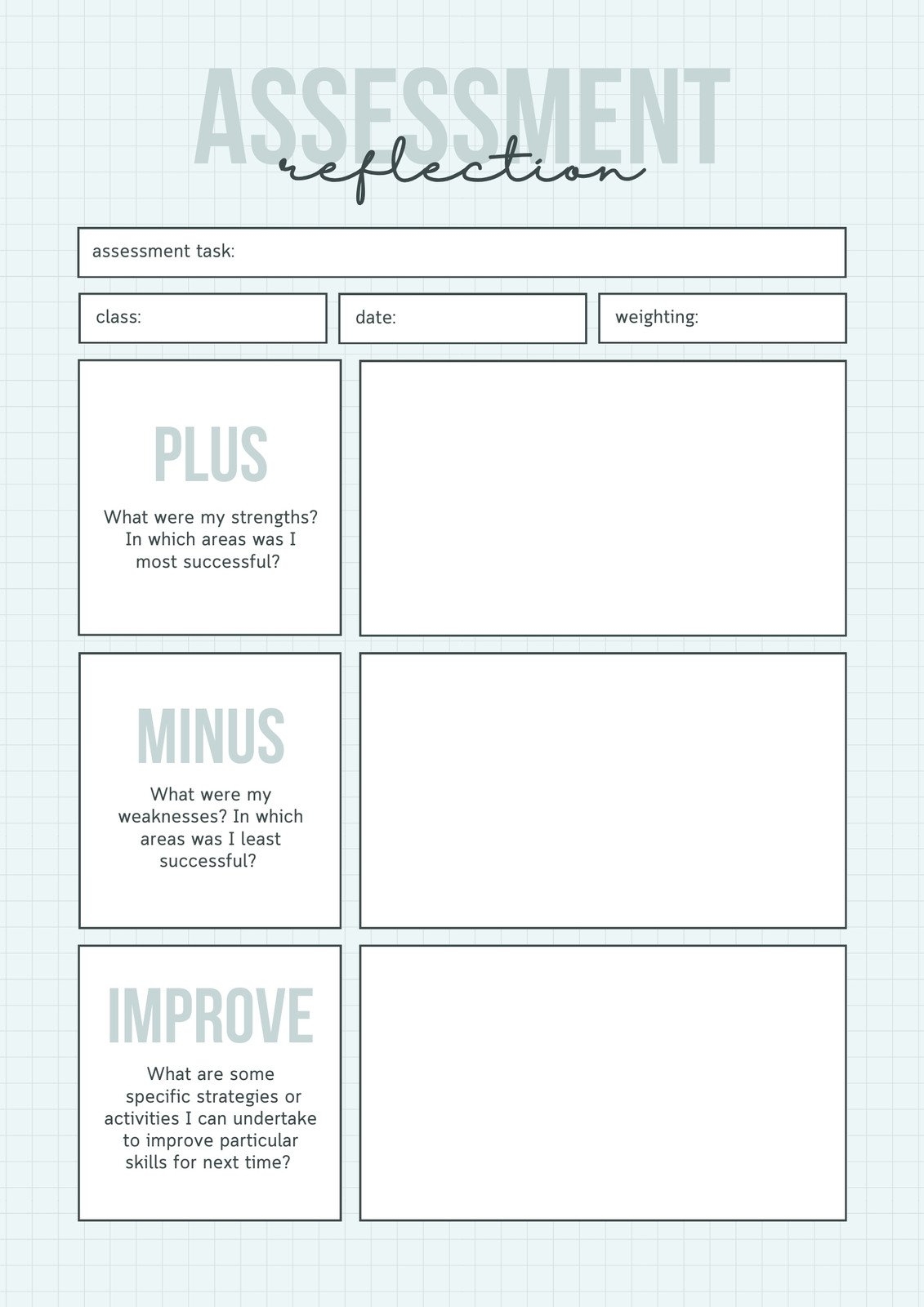 Free Printable Self-Care Assessment Worksheet