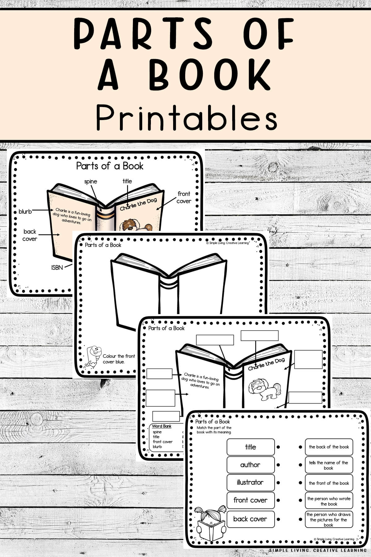 Parts Of A Book Printables Free Homeschool Deals 