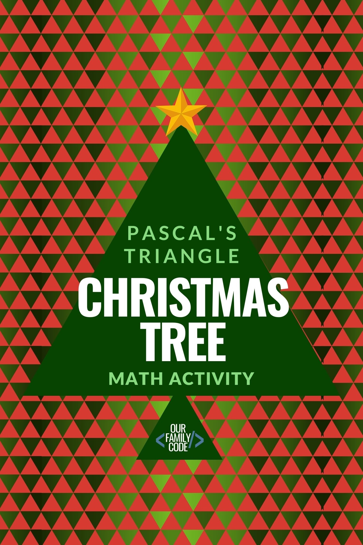 Pascal s Triangle Christmas Tree Patterns Math Activity Our 