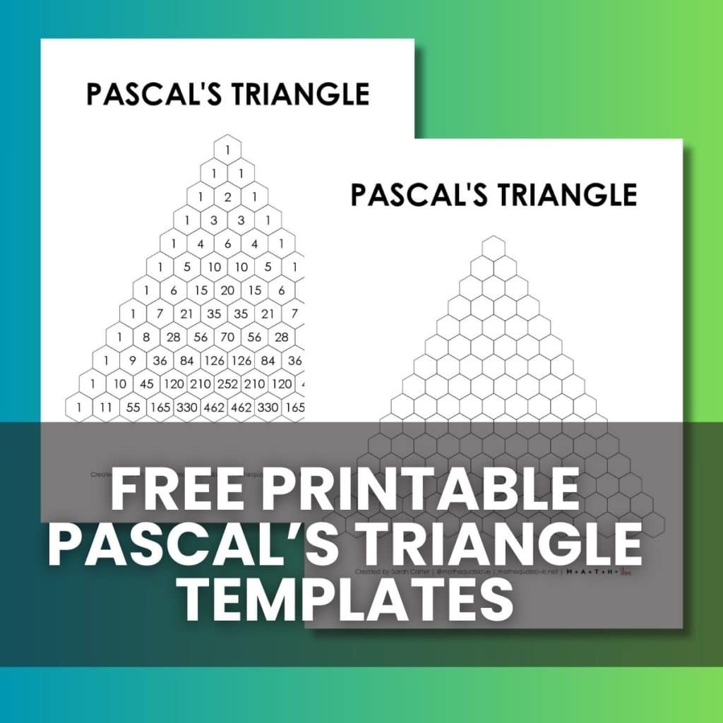 Pascal s Triangle Templates Blank And Filled PDF