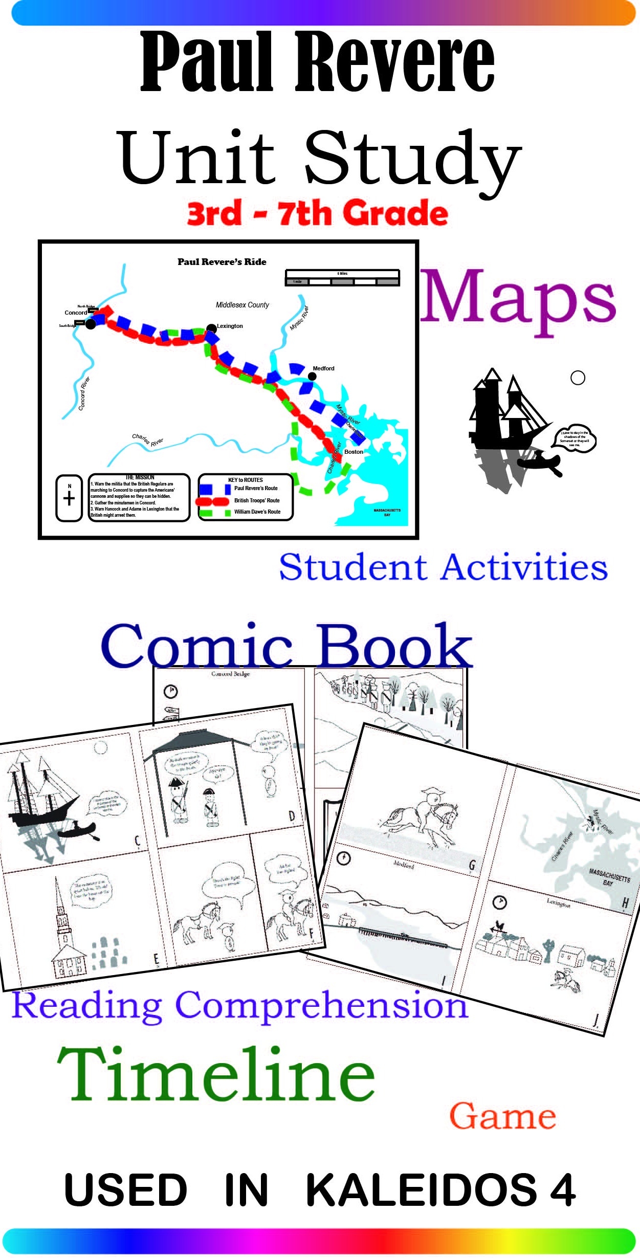 Free Printable Worksheets On Paul Revere