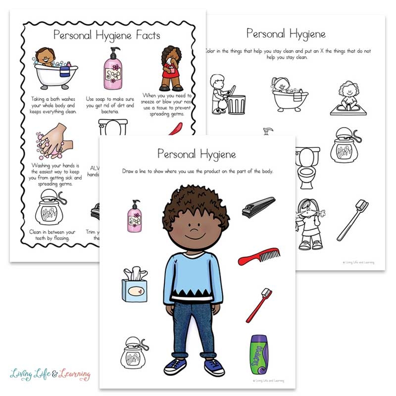 Personal Hygiene Worksheets For Kids Teaching Health And Safety Personal Hygiene Worksheets For Kids Teaching Health And Safety