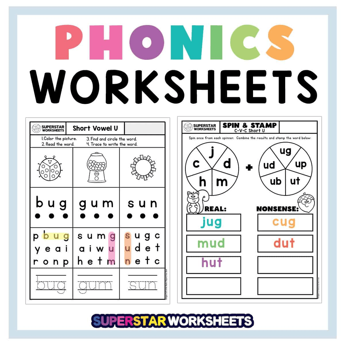 Free Printable Worksheets Decoding Skills