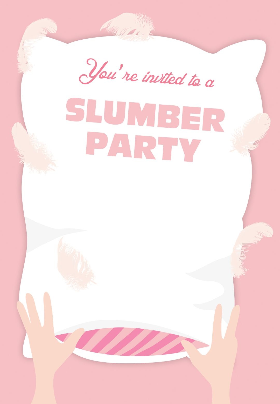 Pillow Fight Sleepover Party Invitation Template Free Worksheets Library Pillow Fight Sleepover Party Invitation Template Free Worksheets Library