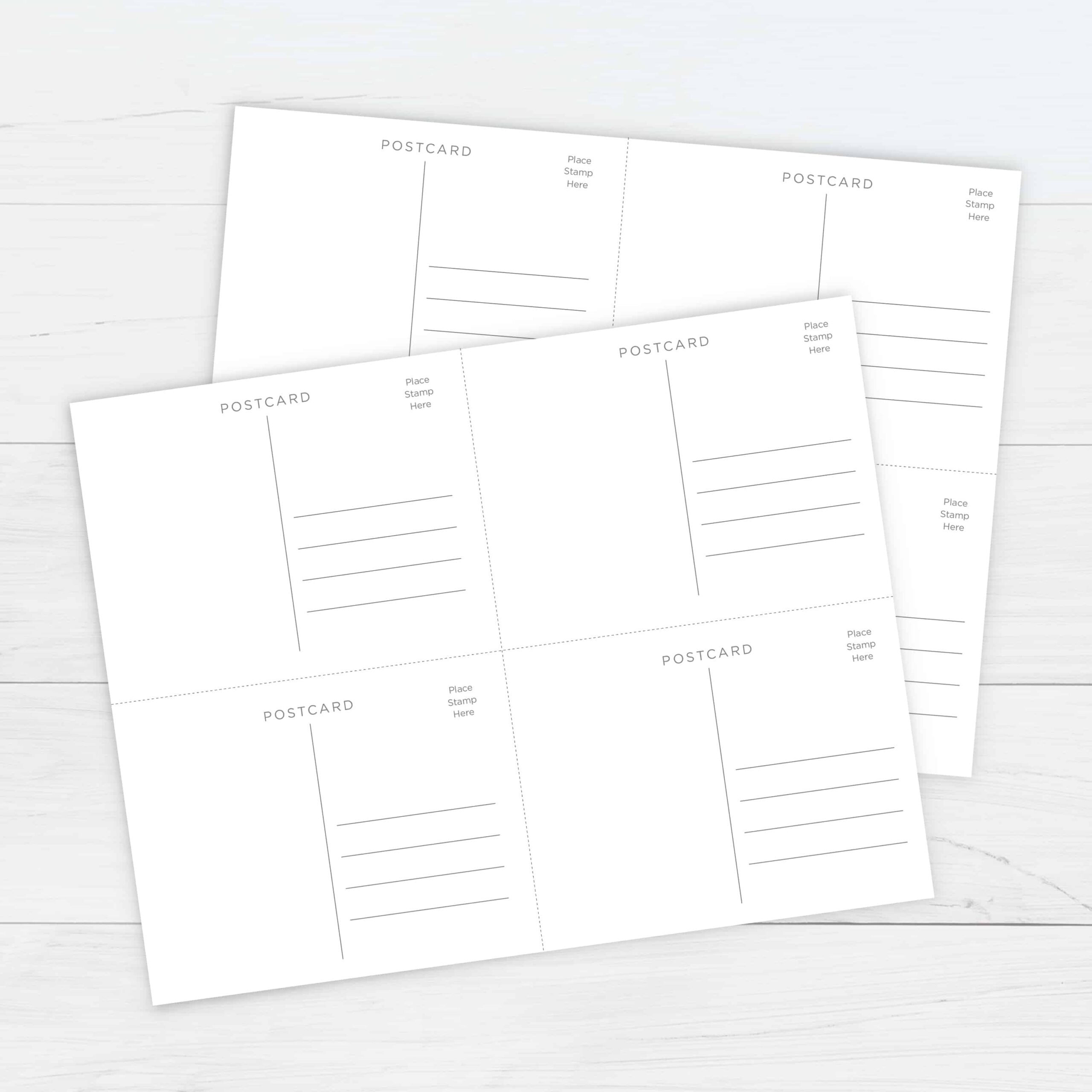 Postcards Template Free Printable Download Postcards Template Free Printable Download