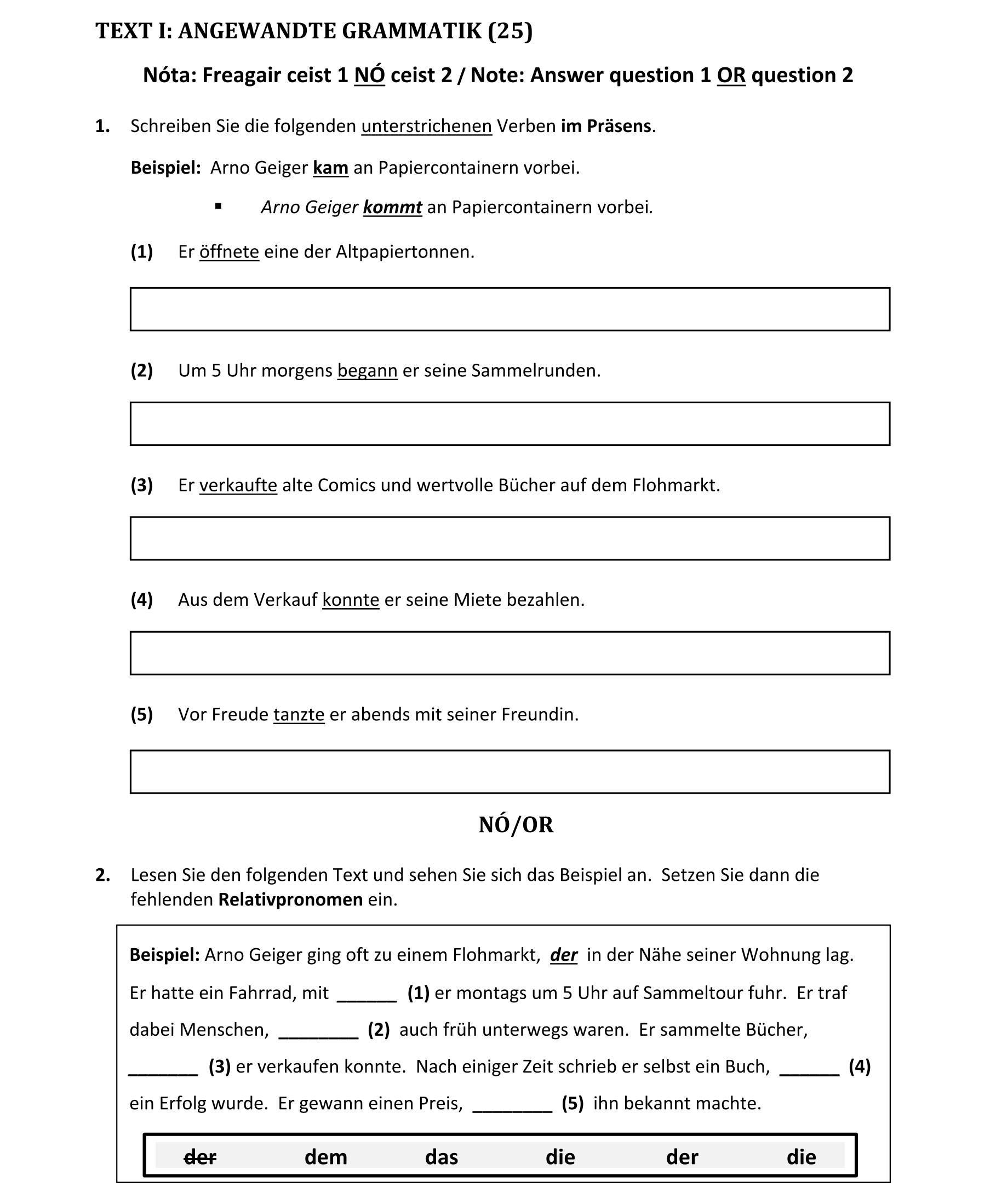 Verlaufen German Reading Comprehension Worksheet Answers