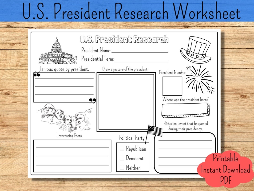 Presidents Activity Worksheet History U S President Research Social Studies Project Presidents Homeschool Worksheet Report Template Etsy Presidents Activity Worksheet History U S President Research Social Studies Project Presidents Homeschool Worksheet Report Template Etsy
