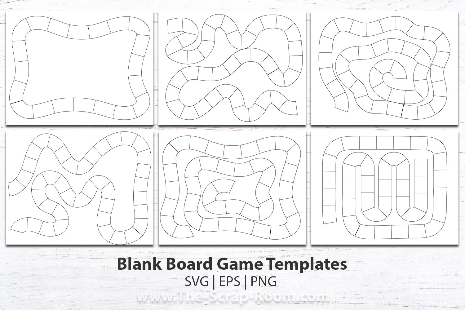 Printable Blank Board Game Templates BUNDLE Kids Game Printable Printable Blank Board Game Templates BUNDLE Kids Game Printable