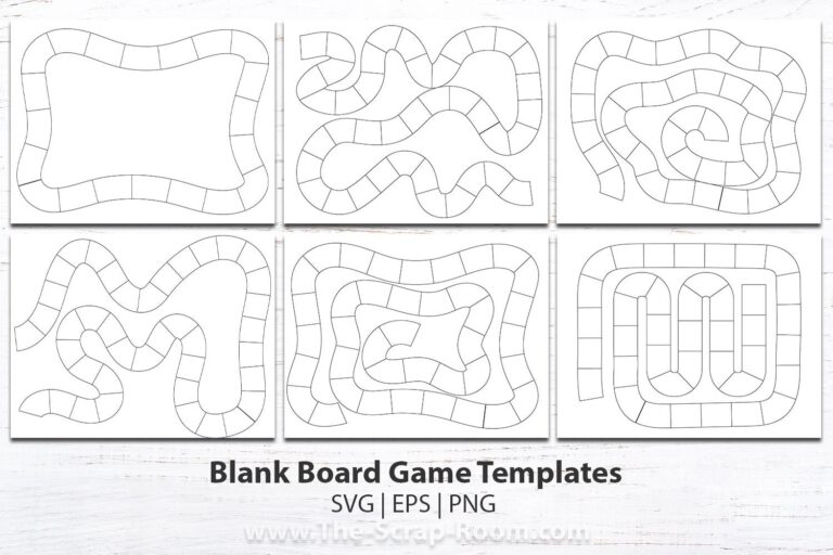 Printable Blank Board Game Templates Game Design Printable Game Worksheets Library