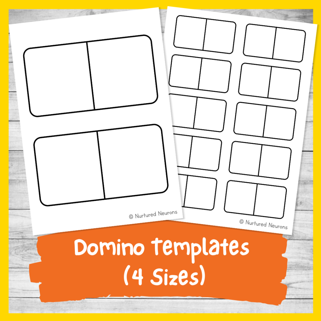 Free Printable Blank Dominoes Template