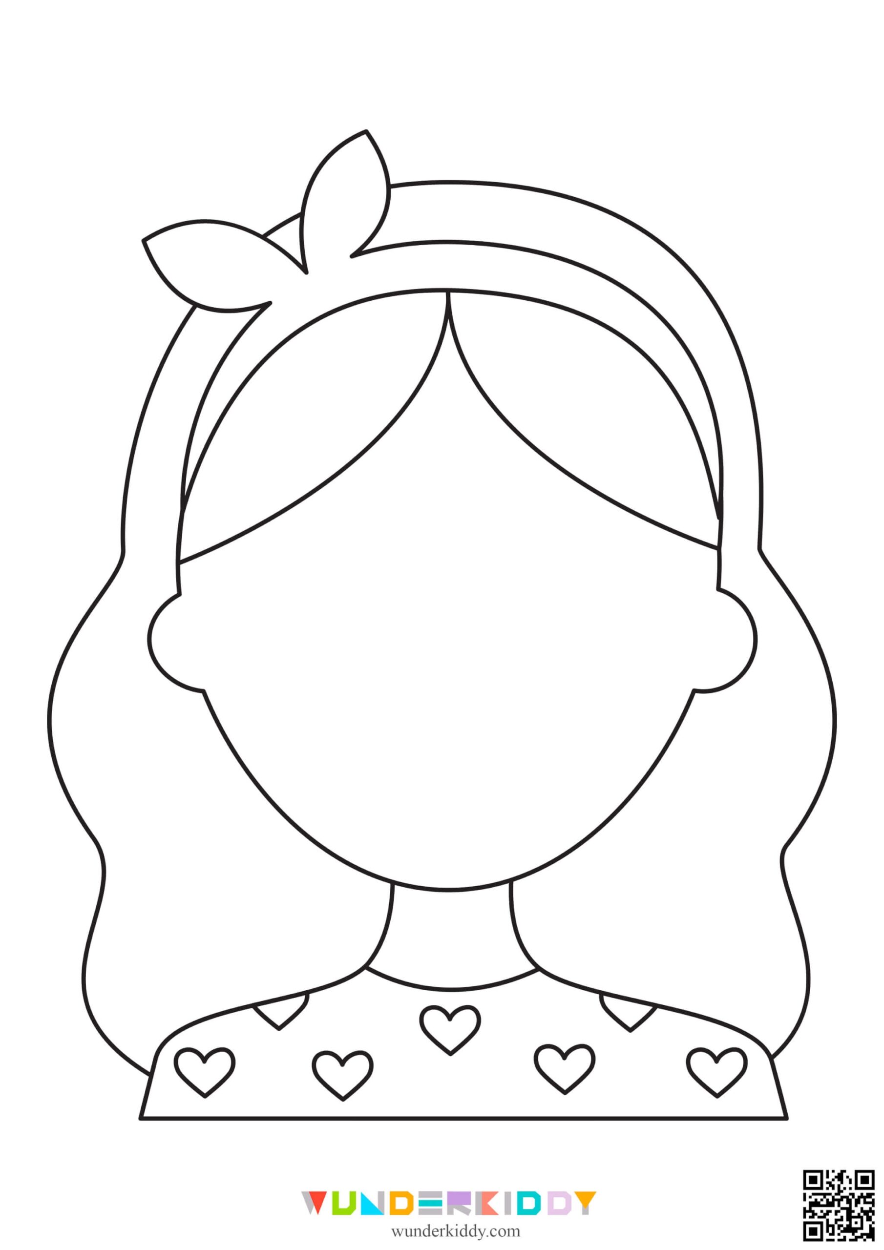 Printable Blank Faces Template And Coloring Pages For Kids