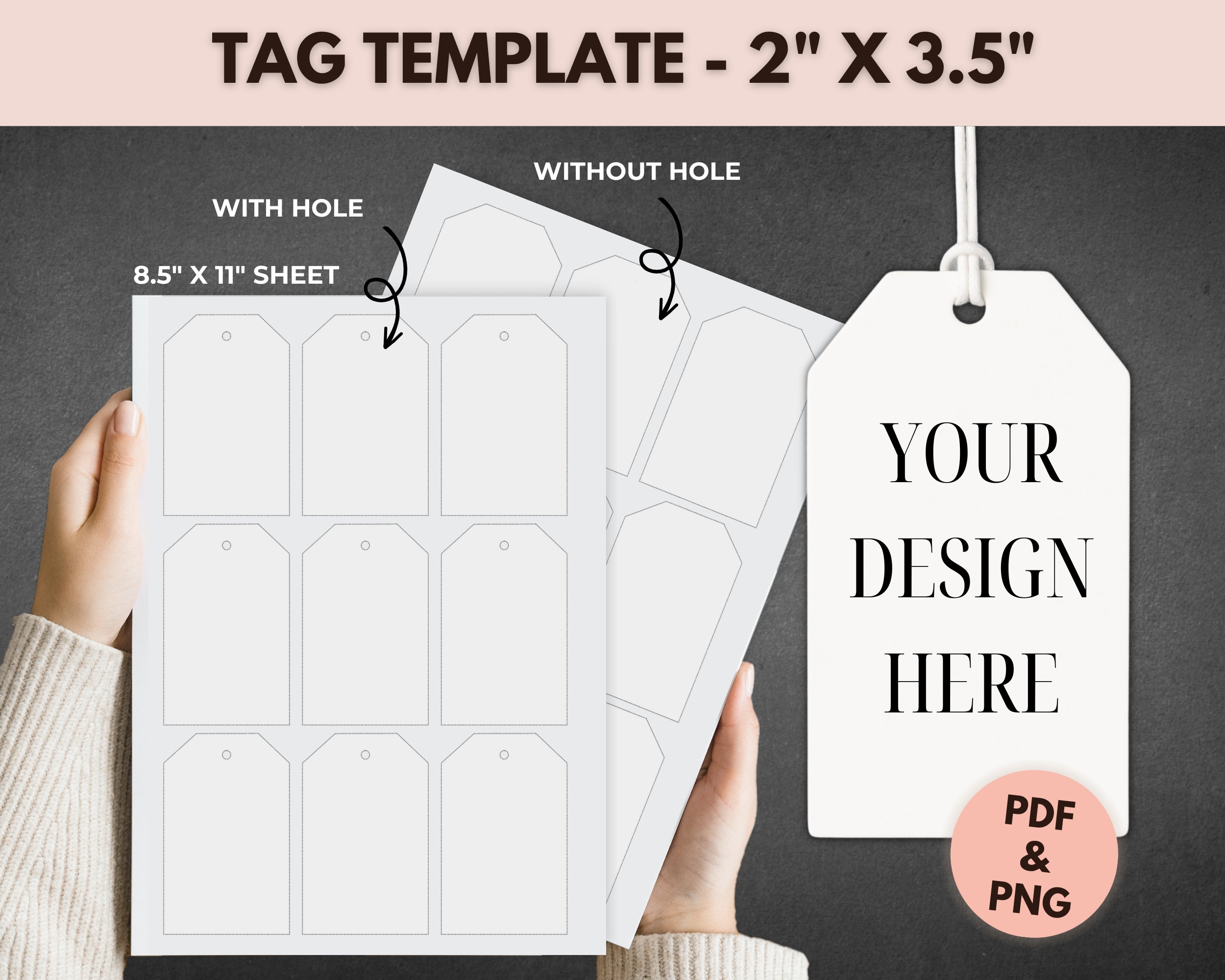 Printable Blank Product Tag Templates For Price Tags Gift Tags Hang Tags Welcome Bag Tags Thank You Tags Shirt Tags In PDF U0026 PNG Etsy