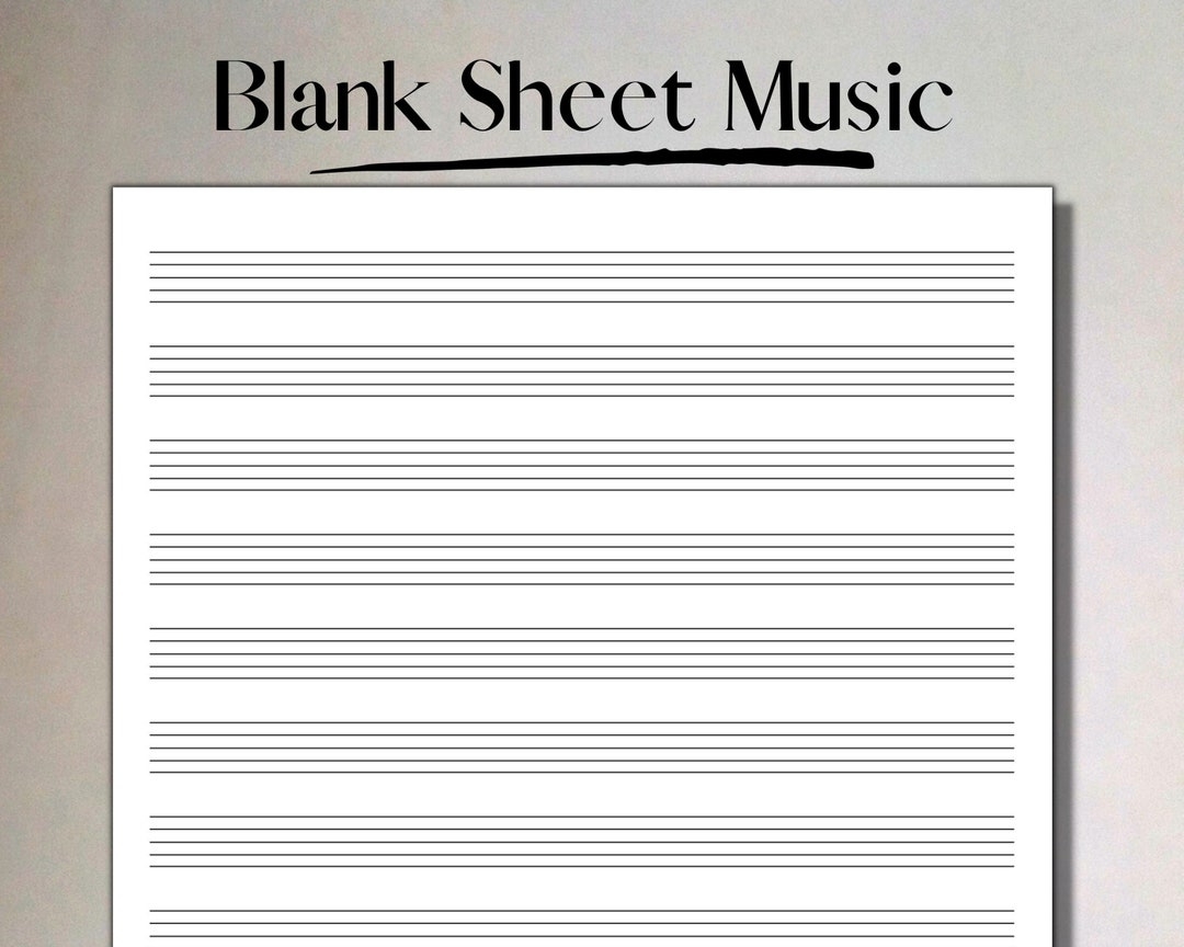 Free Printable Blank Grand Staff