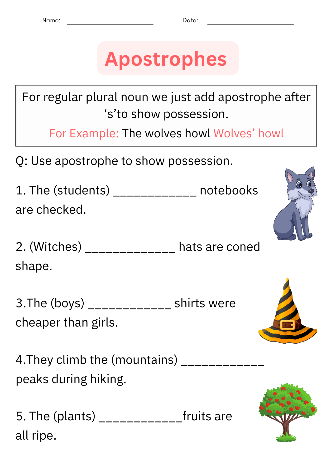 Printable Contraction Apostrophe Grammar Worksheets For Grade 1 2 3 Made By Teachers