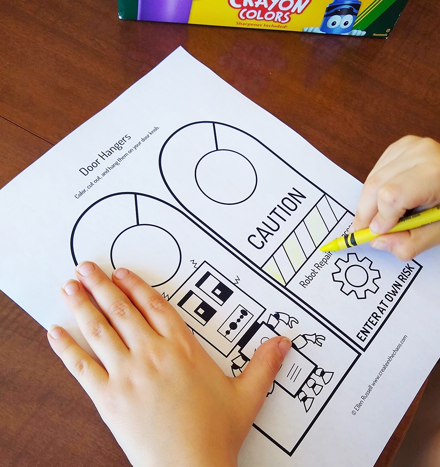 Free Printable Blank Door Knob Hangers