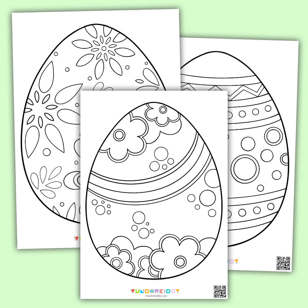 Free Printable Blank Easter Egg