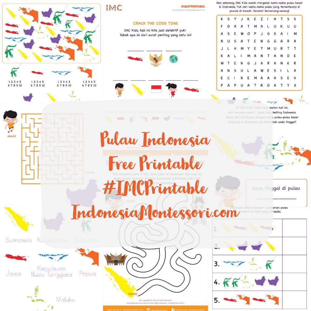 Printable Gratis Bahasa Indonesia IndonesiaMontessori Com