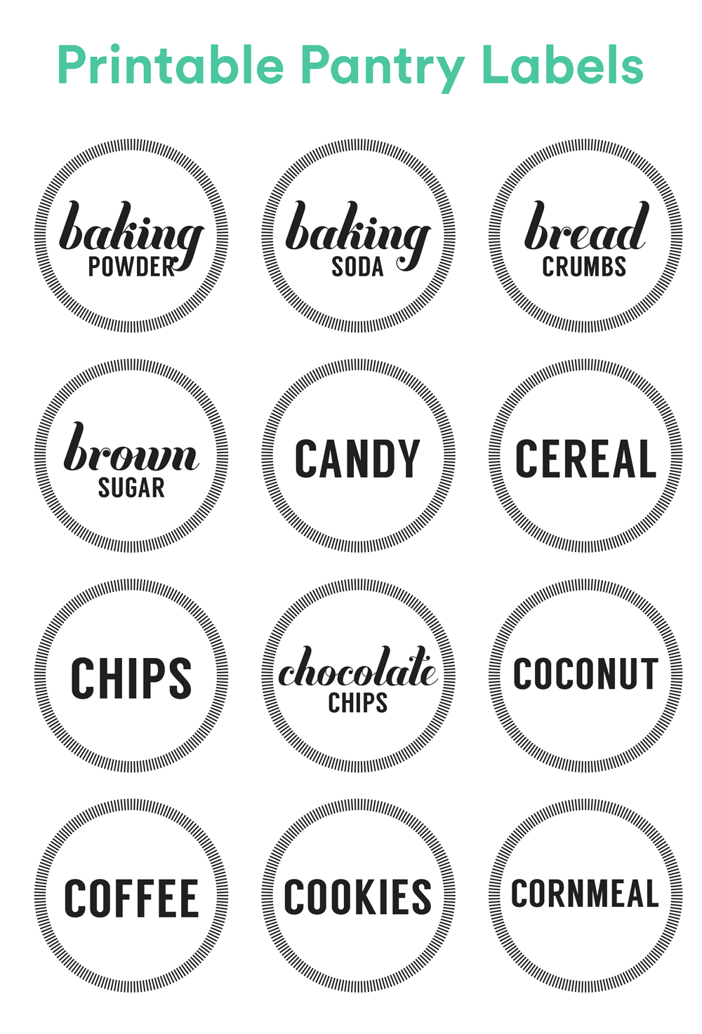 Printable Pantry Labels Vivint Printable Pantry Labels Vivint
