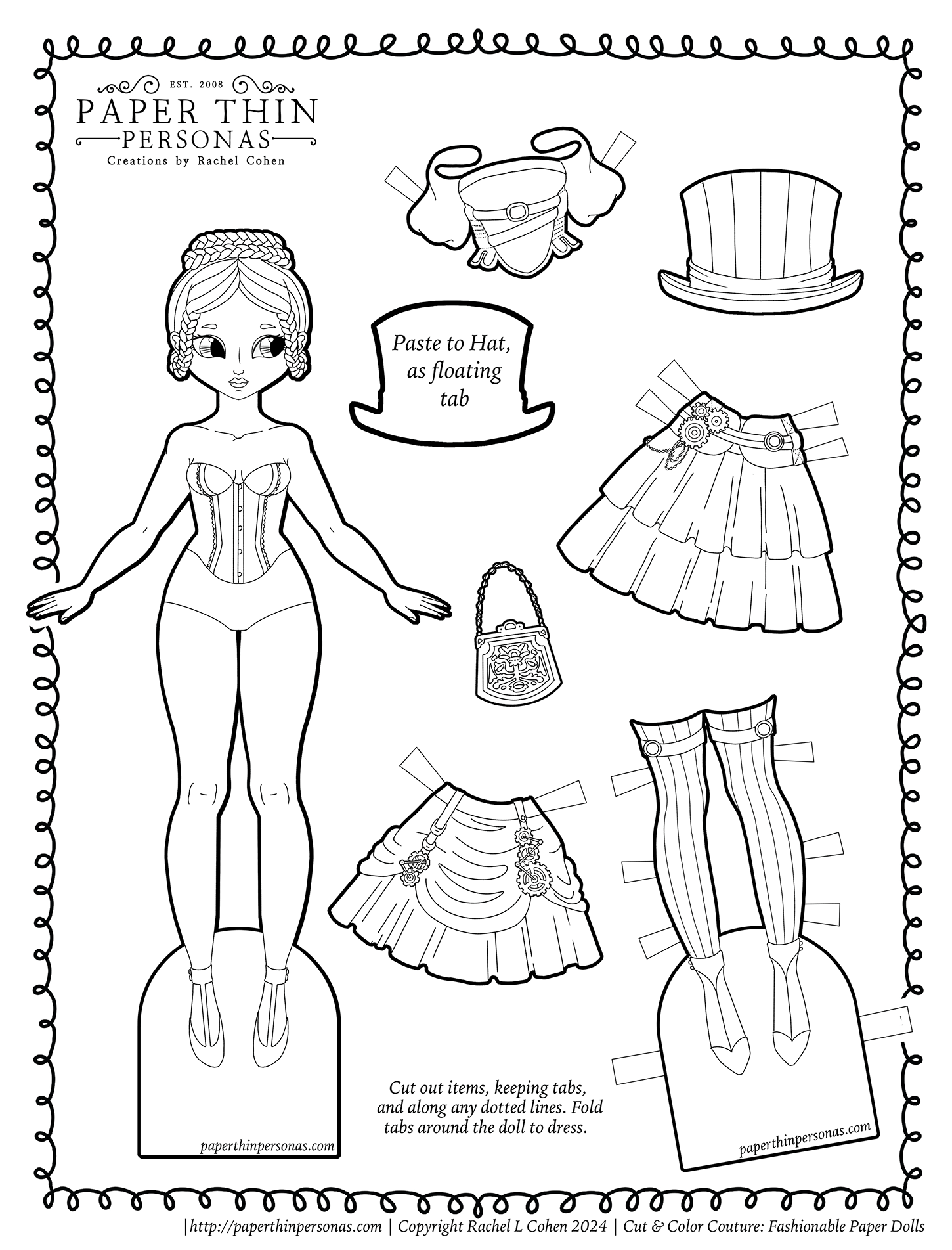Printable Paper Dolls From Paper Thin Personas Worksheets Library