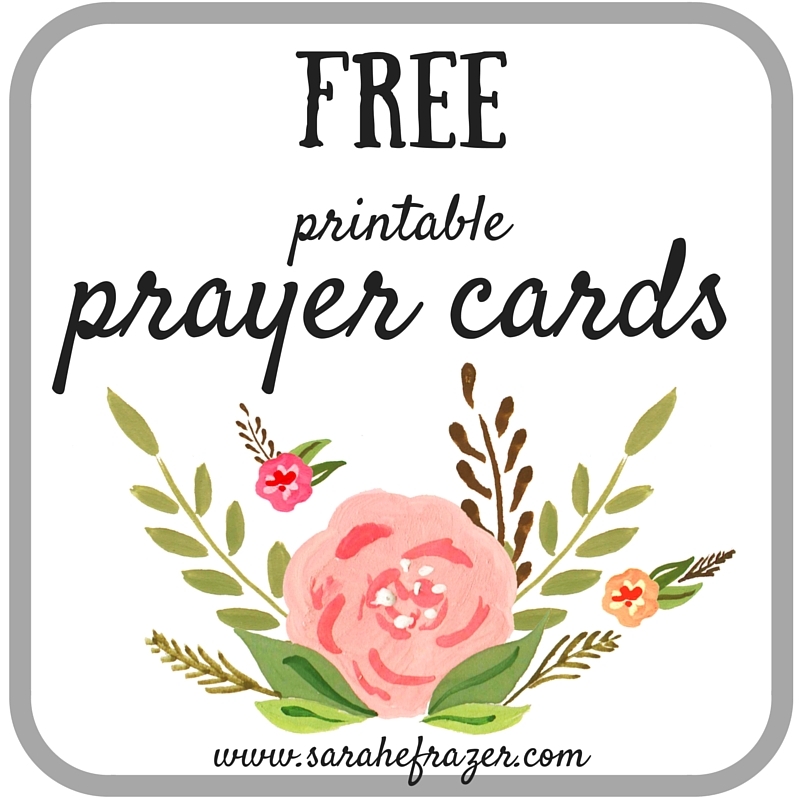 Printable Prayer Cards Issue 3 TuesTalk Sarah E Frazer