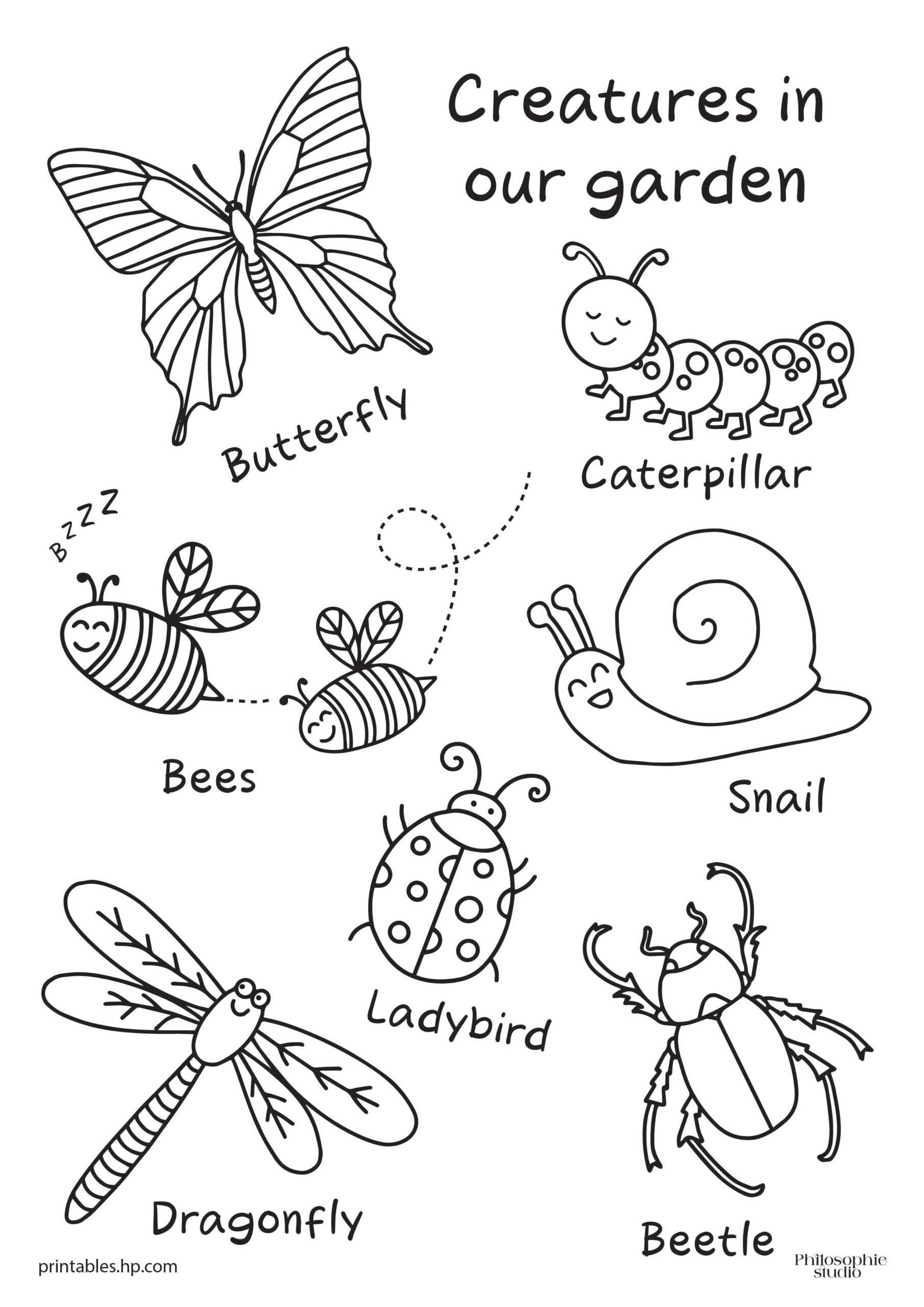 Printables Free Coloring Pages U0026 Learning Worksheets HP 