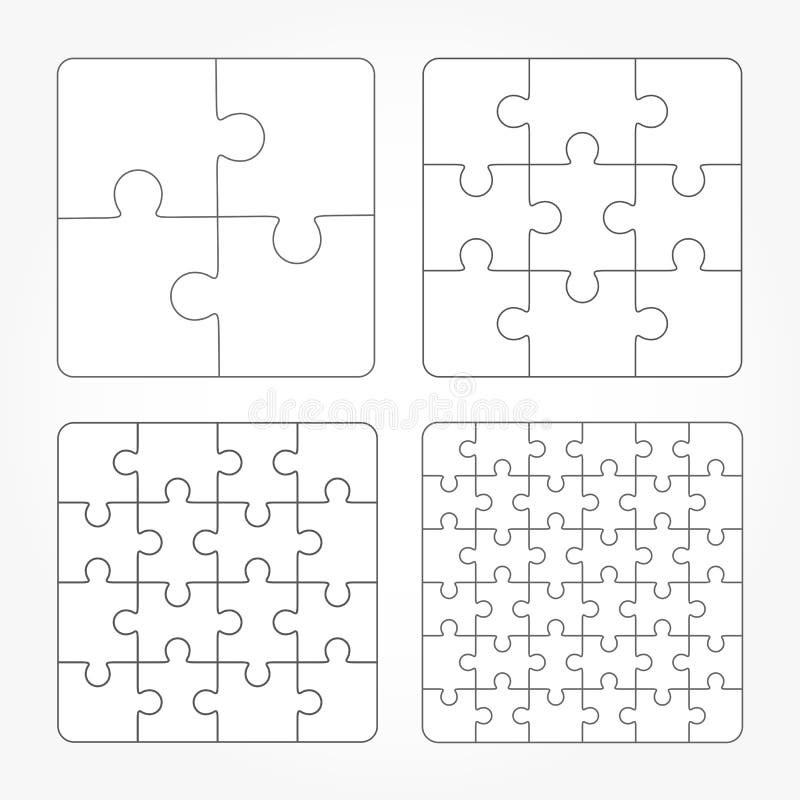 Puzzle Pieces Blank Four Stock Illustrations 542 Puzzle Pieces Blank Four Stock Illustrations Vectors U0026 Clipart Dreamstime