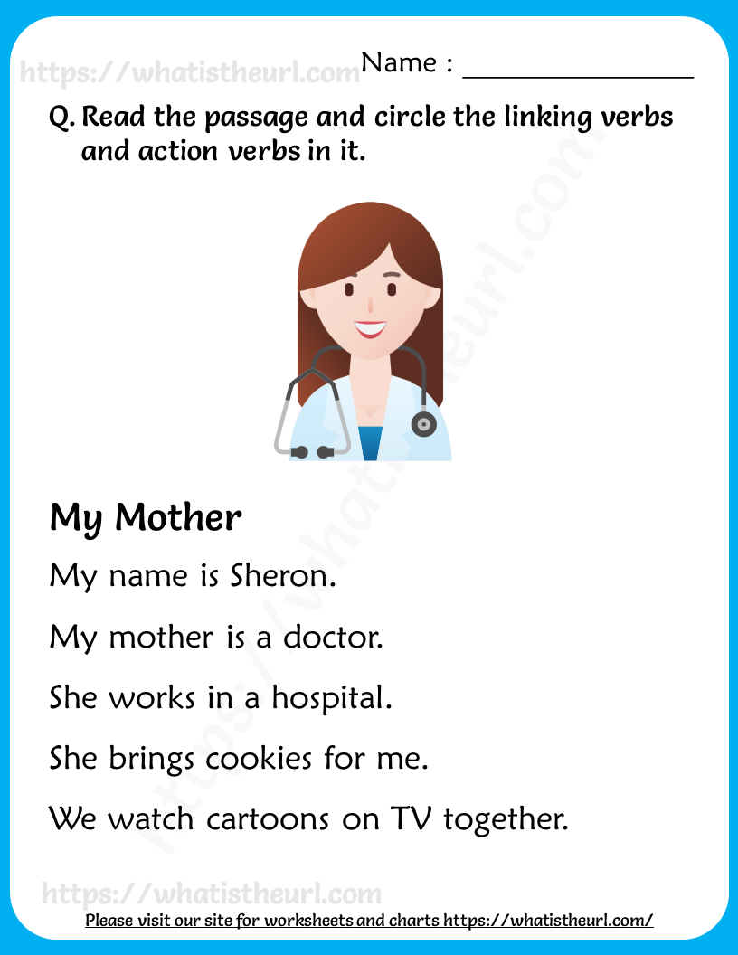 Read The Passage And Circle The Verbs For Grade 2 Your Home Teacher