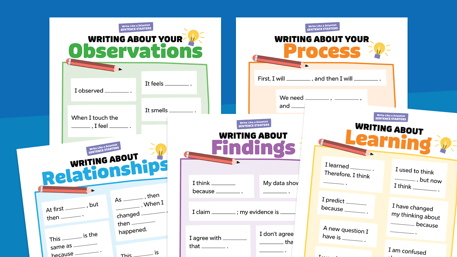 Free Printable Sentence Starter Worksheets