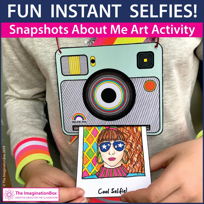 Selfies All About Me Camera Snapshots Art Activity Selfies All About Me Camera Snapshots Art Activity