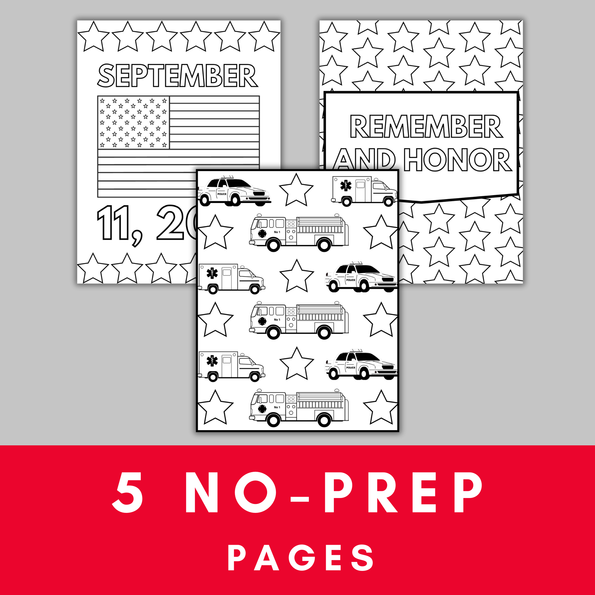 September 11 Patriot Day Printable Coloring Pages Classful